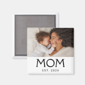 Moeder Fotocadeau Gesticht Magneet (Voorkant / Achterkant)