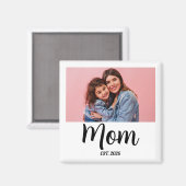 Moeder Fotocadeau Gesticht Magneet (Voorkant / Achterkant)