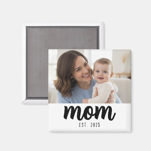Moeder Fotocadeau Magneet (Voorkant / Achterkant)