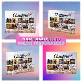 Moeder Fotocollage Elegant Aandenken Fotoblokken
