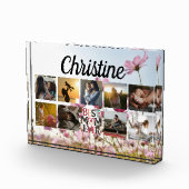 Moeder Fotocollage Elegant Keepsake Fotoblokken (Rechts)