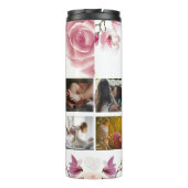 Moeder Fotocollage Keepsake Beste Moeder ooit Scri Thermosbeker (Achterkant)