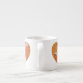 Moeder Fox en Baby Fox Love Espresso Kop (Achterkant)