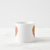Moeder Fox en Baby Fox Love Espresso Kop (Voorkant)