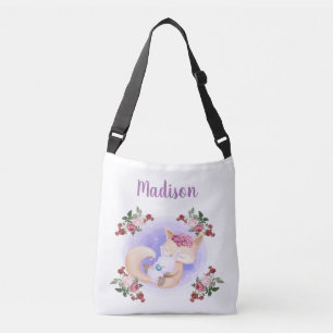 Moeder Fox Hug Baby Bunny Rabbit Crossbody Tas