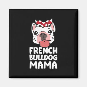 Moeder Franse Bulldog Hond Franse Bulldog Mama Magneet