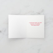 Moeder Funny Wine Birthday Kaart (Binnen)