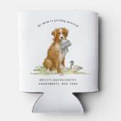 Moeder gaat trouwen | Hond Portret Blikjeskoeler (Achterkant)