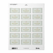 Moeder Gans en Gansje Baby Shower Adres Etiket (Full Sheet)