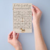 Moeder Gans Geslacht Neutraal Baby shower Bingo Sp Flyer (Hand)