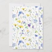 Moeder Gans Kwekerij Rhyme Bloemen Meisje Baby sho Kaart (Achterkant)