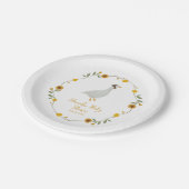 Moeder Gans Kwekerij Rhyme Zonnebloem Papieren Bordje (Gekanteld)