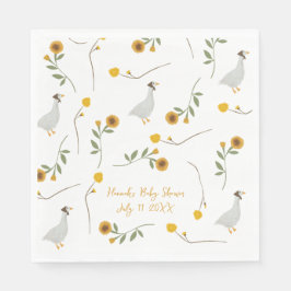 Moeder Gans Kwekerij Rhyme Zonnebloem Servet