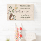 Moeder Gans Kwekerij Rhymes Baby shower Welkom Spandoek (Insitu)