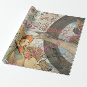 Moeder Gans Sprookje Cadeaupapier