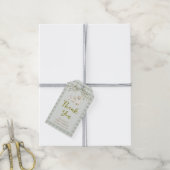 Moeder Ganzen en Gansje Baby Shower Cadeaulabel (Met Touw)