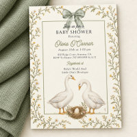Moeder Ganzen Sage Groene Baby Shower
