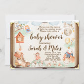 Moeder Ganzen Uitnodiging voor Baby Shower (Voorkant)