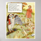 moeder ganzenkwekerij Rhyme ABC's kwekerij Poster (Voorkant)
