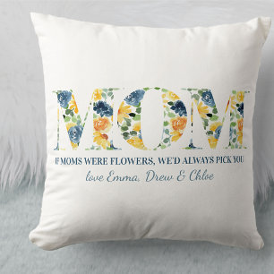 Moeder Gedicht Als Moeders Bloemen Waren - Bloemri Kussen