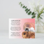 Moeder gedicht - Pekingese Briefkaart (Staand voorkant)