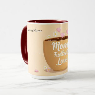 Moeder Gedreven Door Liefde En Koffie Premium Mok
