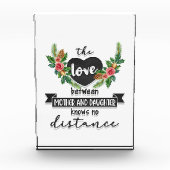 Moeder geeft de liefde tussen moeder en dochter fotoblokken (Voorkant)