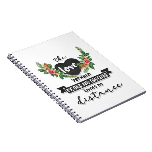 Moeder geeft de liefde tussen moeder en dochter notitieboek (Rechterzijde)