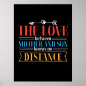 Moeder geeft de liefde tussen moeder en zoon poster (Voorkant)