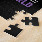 Moeder geeft de wereld je moeder. legpuzzel (Zijkant)
