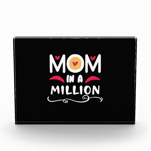 Moeder geeft mama een miljoen. fotoblokken (Voorkant)