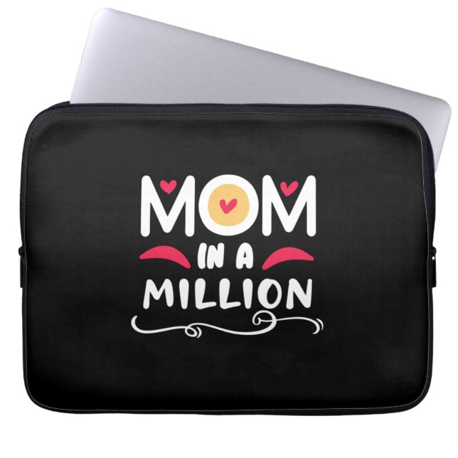 Moeder geeft mama een miljoen. laptop sleeve (Voorkant)