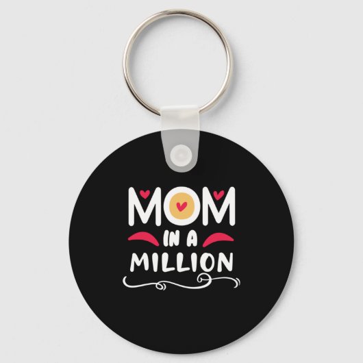 Moeder geeft mama een miljoen. sleutelhanger (Voorkant)