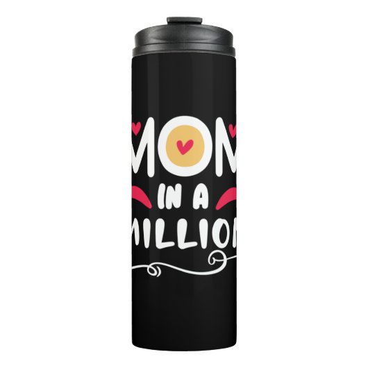 Moeder geeft mama een miljoen. thermosbeker (Voorkant)