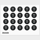 Moeder geeft mijn Kinderen aan Ronde Sticker (Vel)