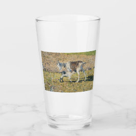 Moeder Geit met haar Jong Kind (door Segantini) Glas