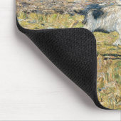 Moeder Geit met haar Jong Kind (door Segantini) Muismat (Hoek)