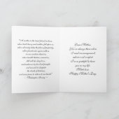 Moeder, Gelukkige Moederdag, Stargazer Lily Bouque Kaart (Binnen)