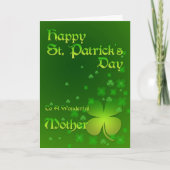 Moeder, Gelukkige St Patrick dagkaart Kaart (Voorkant)