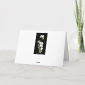 Moeder Gelukkige Verjaardag Witte Orchideeën Kaart (Achterkant)