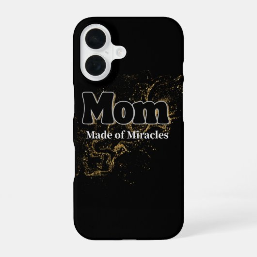 Moeder gemaakt van wonderen iPhone 16 hoesje (Achterkant)