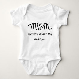 Moeder Gepersonaliseerde Naam Cute Morden  Romper