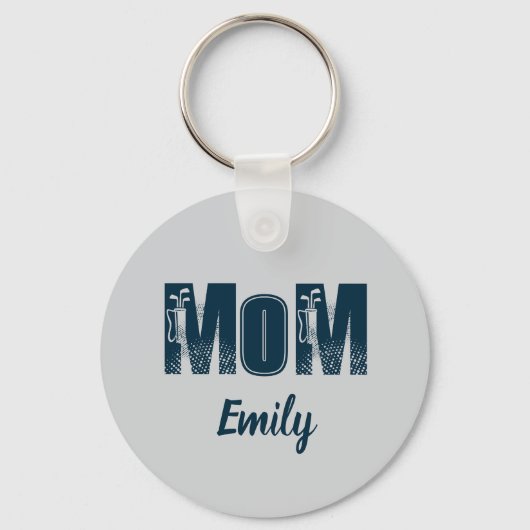 Moeder Gepersonaliseerde naam Sleutelhanger (Voorkant)
