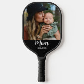 Moeder Geschatte Script Foto Pickleball Paddle (Achterkant)