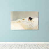 Moeder geschilderd door Joaquin Sorolla Canvas Afdruk (Insitu (Houten vloer))