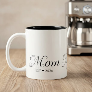 Moeder Gesticht Nieuw Moeder Cadeau Tweekleurige Koffiemok