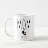Moeder Gesticht XX Jaar Babyvoetjes Mok (Links)