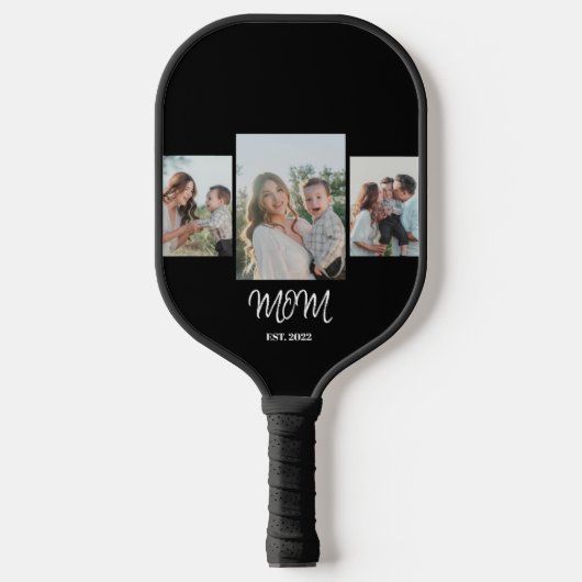 Moeder Gevestigd, 3-Foto Pickleball Paddle (Voorkant)