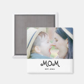 Moeder Gevestigd Foto Cadeau Magneet (Voorkant / Achterkant)