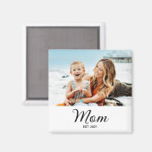 Moeder Gevestigd Foto Cadeau Magneet (Voorkant / Achterkant)